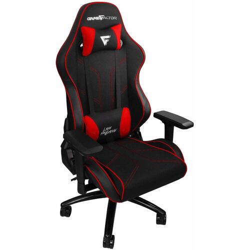 Silla Gamer Game Factor CGC600 Negro/Rojo