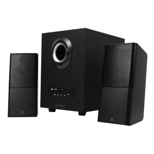 Bocinas multimedia 2.1 Bluetooth ACTECK AC-922067 - 2.1, 11 W, Negro