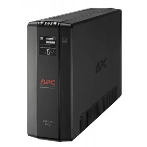 No Break Capacidad 1500 VA - 900 W, 120 V con  APC BX1500M-LM60, 1500 VA, 900 W, 16 h, Negro, Industrial y Oficina