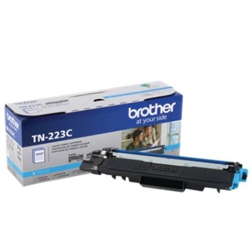 Tóner BROTHER TN223C - Laser, Negro, 1300 páginas, Cian, HL-L3210CW, HL-L3230CDW, HL-L3270CDW, HL-L3290CDW, MFC-L3710CW, MFC-L3750CDW, MFC-L3770CDW