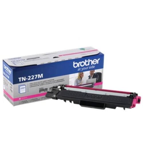 Tóner BROTHER TN227M - Laser, Negro, 2300 páginas, Magenta, HL-L3210CW, HL-L3230CDW, HL-L3270CDW, HL-L3290CDW, MFC-L3710CW, MFC-L3750CDW, MFC-L3770CDW