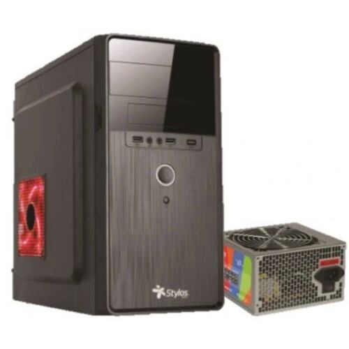 GABINETE STYLOS, MICRO ATX/ MICRO ITX, NEGRO STPGAC5B