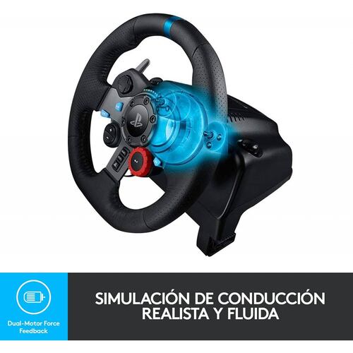 Volante Con Pedales Logitech G29 DRIVING FORCE (941-000111), Compatible Con PC/PS3/PS4