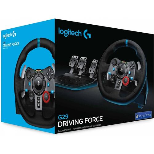 Volante Con Pedales Logitech G29 DRIVING FORCE (941-000111), Compatible Con PC/PS3/PS4