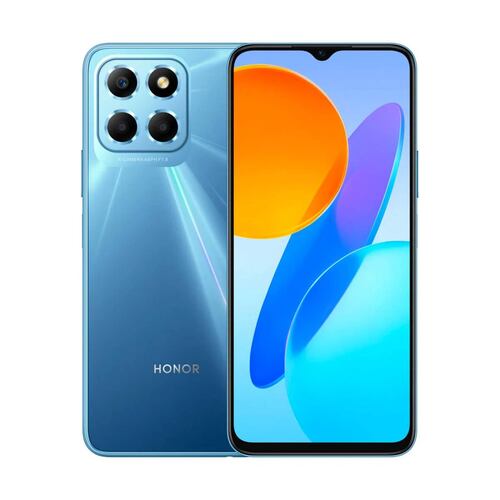 Smartphone Honor X6 6.5" 64GB/4GB Cámara 50MP+2MP+2MP/5MP Mediatek Android 12 Color Azul
