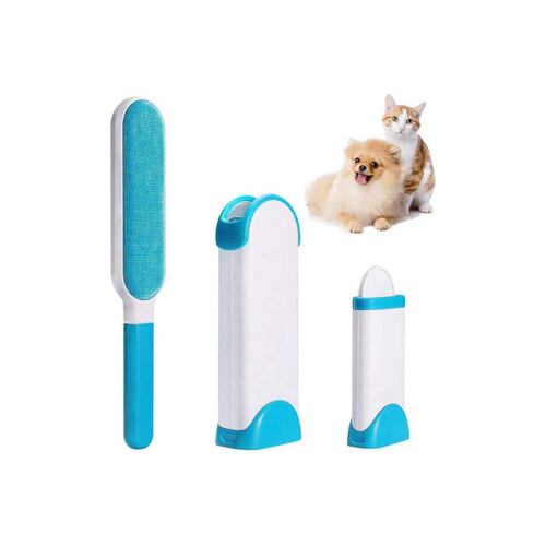 Quita pelusa quita pelo mascotas portátil kit viaje Chico Blanco