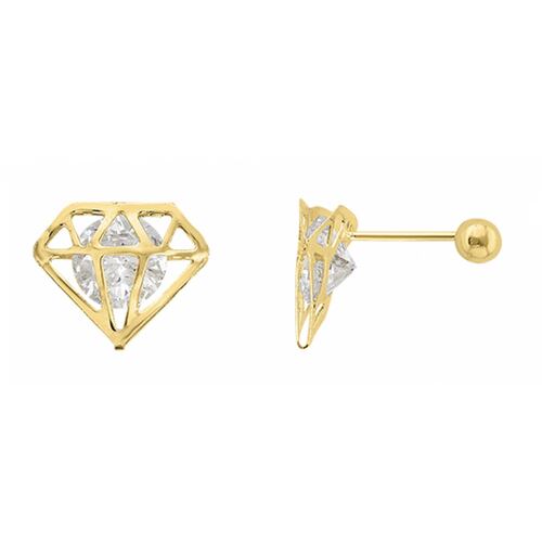Broquel Figura Diamante 10K - 3385