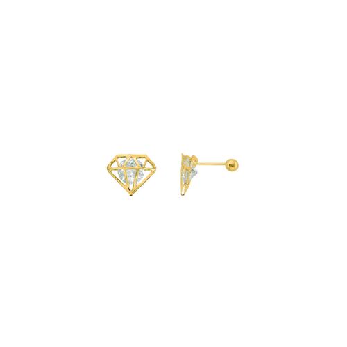 Broquel Figura Diamante 10K - 3385