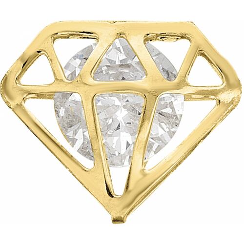 Broquel Figura Diamante 10K - 3385