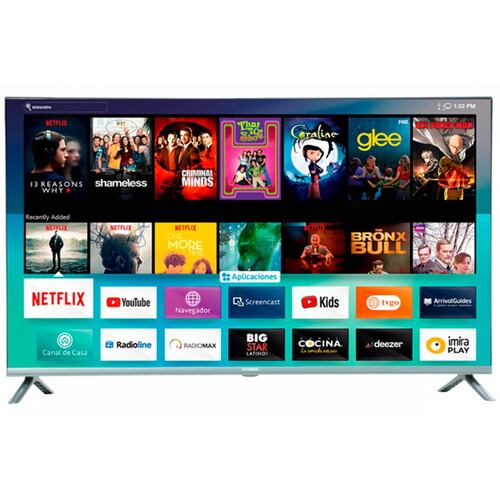 Smart TV 32" Hyundai  HYLED3243NiM WiFi, Bluetooth (Solo Audio) Diseño Borderless