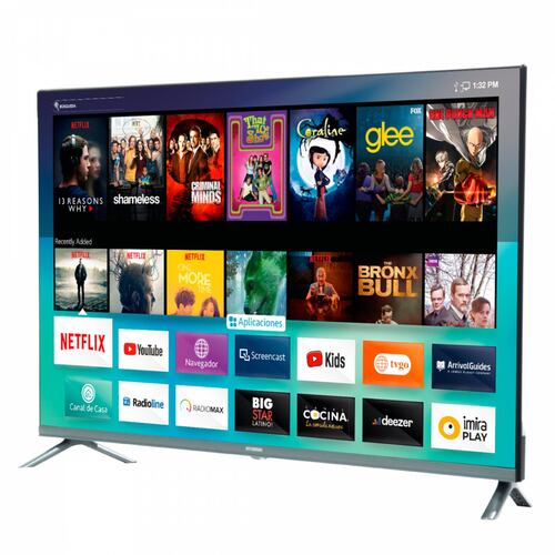 Smart TV 32" Hyundai  HYLED3243NiM WiFi, Bluetooth (Solo Audio) Diseño Borderless