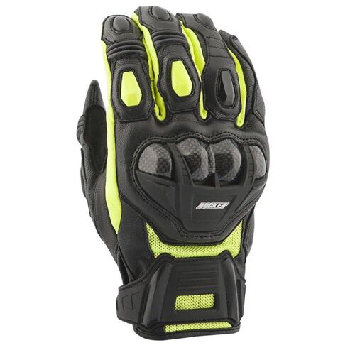 Guantes De Piel Para Moto Joe Rocket Blaster Sr Neón 