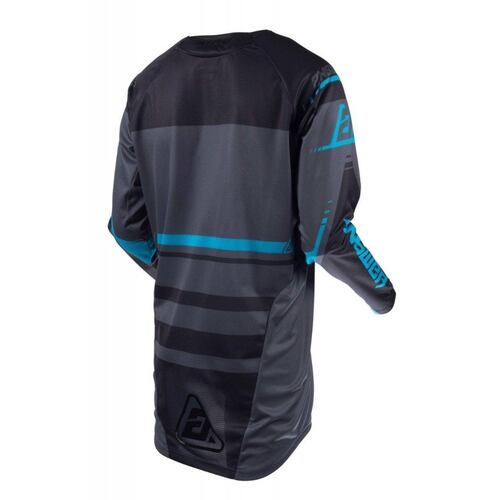 Jersey Answer Elite Force Gris / Azul Moto Cross 