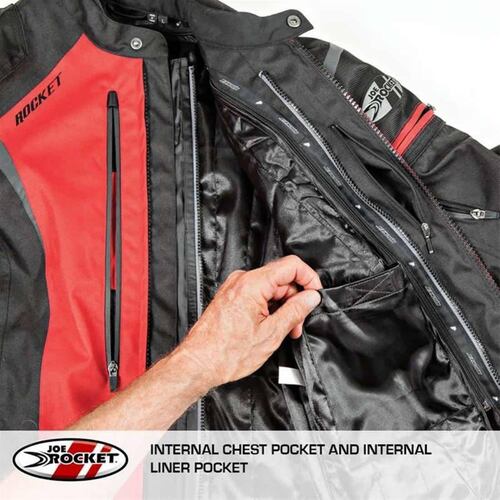 Chamarra Joe Rocket Atomic 5.0 Neón Impermeable 