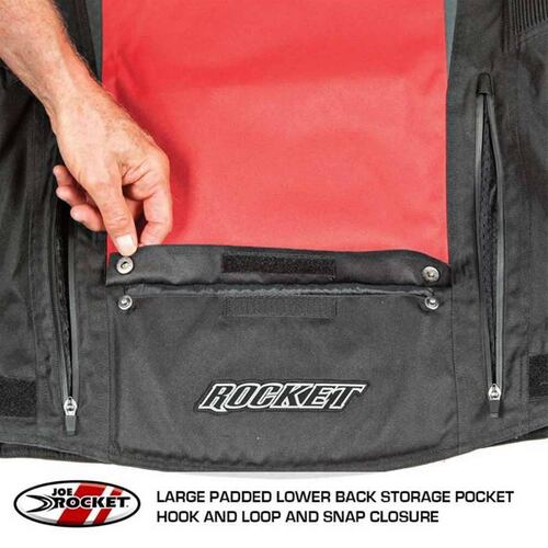 Chamarra Joe Rocket Atomic 5.0 Neón Impermeable 