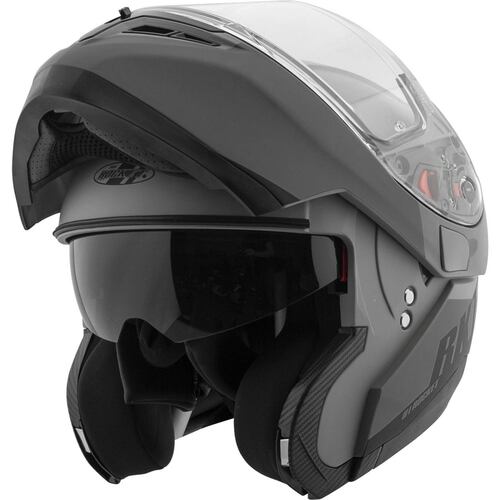 Casco Abatible Joe Rocket Rkt 20 Sonic Charcoal - Negro Mate 