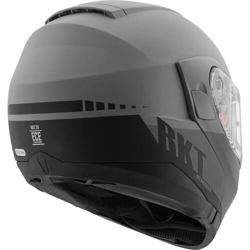 Casco Abatible Joe Rocket Rkt 20 Sonic Charcoal - Negro Mate 