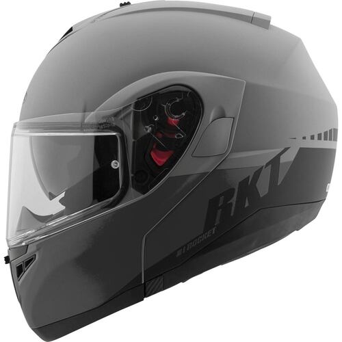 Casco Abatible Joe Rocket Rkt 20 Sonic Charcoal - Negro Mate 