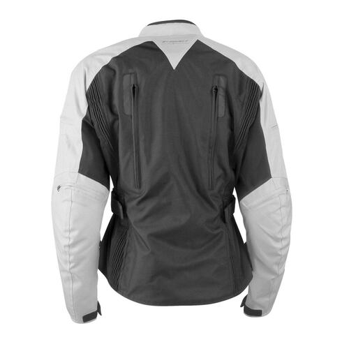 Chamarra Moto de Mujer Joe Rocket Victoria C.E. Impermeable Gris 