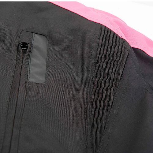 Chamarra Moto de Mujer Joe Rocket Victoria C.E. Impermeable Gris 