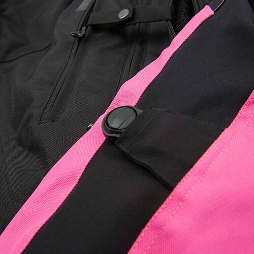 Chamarra Moto de Mujer Joe Rocket Victoria C.E. Impermeable Gris 