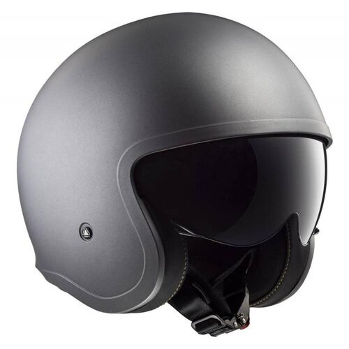 Casco Abierto 3/4 LS2 OF599 Spitfire Matte Titanium 