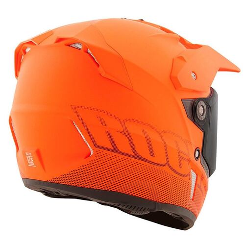 Casco Doble Propósito Joe Rocket RKT 26 Solar Flare Naranja Iridium 