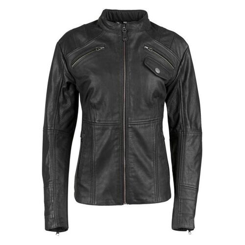 Chamarra Speed and Strength Seventh Heaven Piel Mujer Negro 