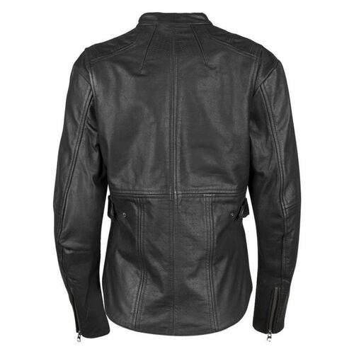 Chamarra Speed and Strength Seventh Heaven Piel Mujer Negro 