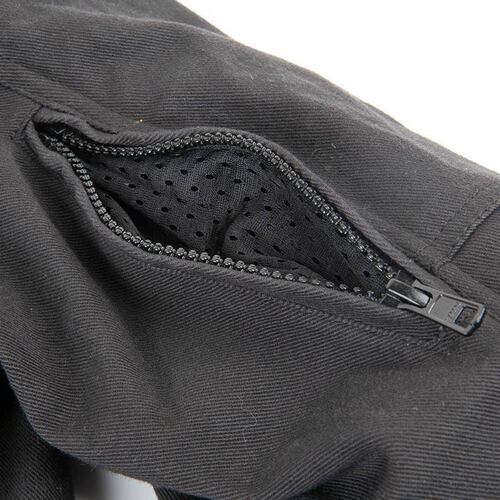 Chamarra Moto Joe Rocket Luna Waxed Canvas Negra para Mujer 