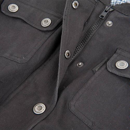 Chamarra Moto Joe Rocket Luna Waxed Canvas Negra para Mujer 