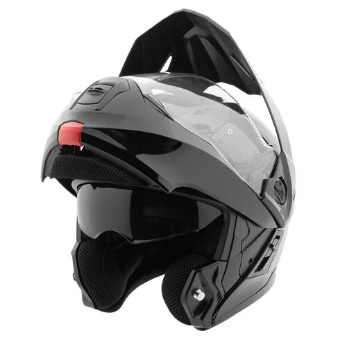 Casco Abatible Joe Rocket RKT 500 Series Negro Brillante 