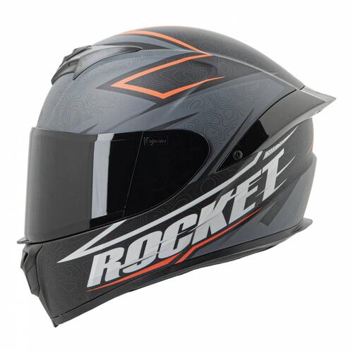 Casco Integral Joe Rocket RKT 100 Elevation Gris / Naranja / Negro 
