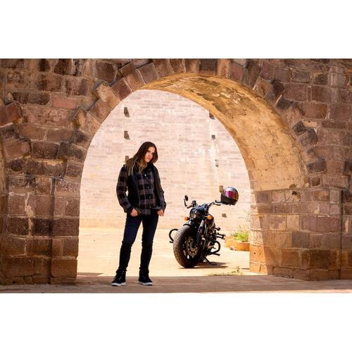 Camisa protecciones Moto Speed & Strength Speed Society Gris de Mujer 