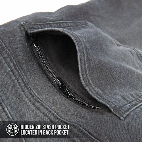 Pantalon Moto Con Protecciones Joe Rocket Mission 2.0 Jeans Negro 