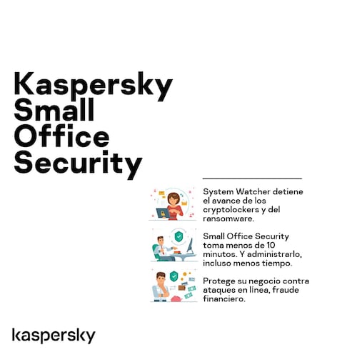 Kaspersky Small Office Security 5 Disp, 1 Server, 2años