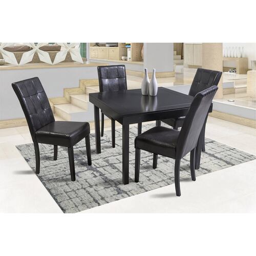 Comedor Angy Tagore 4 Sillas en Madera y Cubierta de MDF.