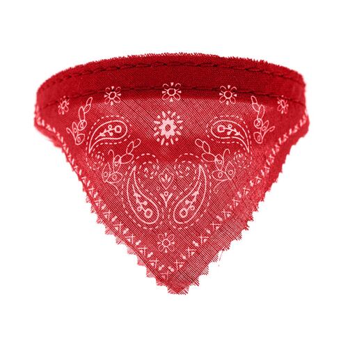 Correa Collar Para Perro / Gato Raza Chica Pañuelo Paliacate Color
