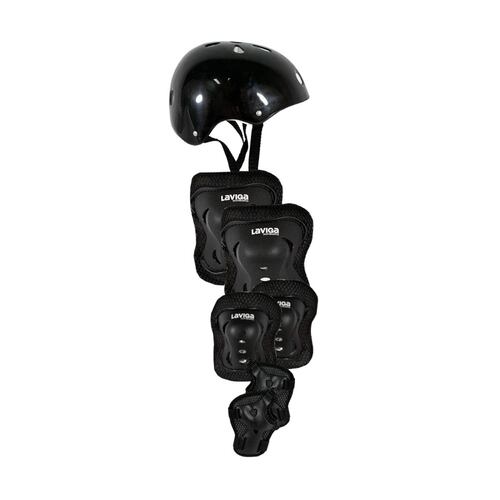 Kit Casco Protección Juvenil Rodilleras +muñequeras+ Coderas