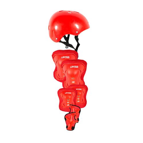 Kit Casco Protección Juvenil Rodilleras +muñequeras+ Coderas