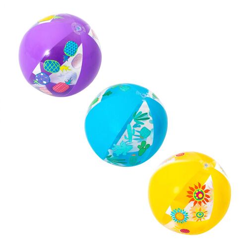 Pelota De Playa Inflable De Colores Bestway Mayoreo 3 Piezas