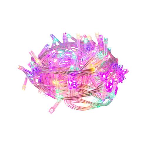 Serie De Luces Led Navideña 600 Focos Luz Multicolor 27 Mts