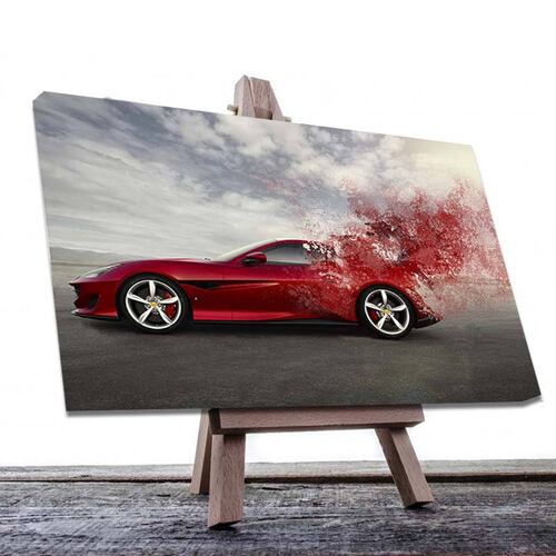 Cuadro Decorativo Auto Ferrari Portofino.