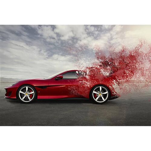 Cuadro Decorativo Auto Ferrari Portofino.