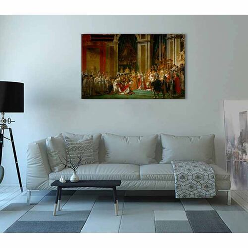 Cuadro Decorativo Canvas La consagración de Napoleón de Jacques-Louis David de 90 X 60 cm