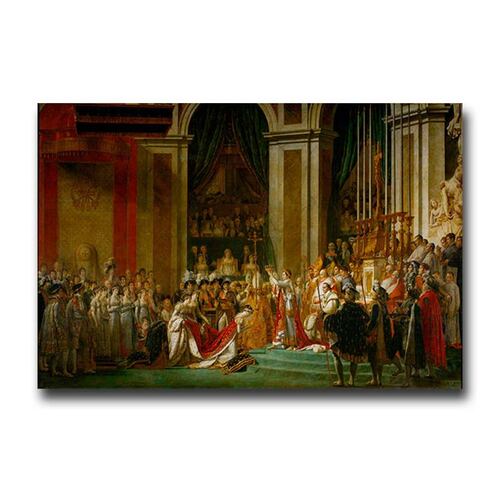 Cuadro Decorativo Canvas La consagración de Napoleón de Jacques-Louis David de 90 X 60 cm