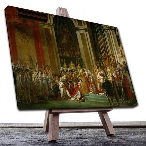 Cuadro Decorativo Canvas La consagración de Napoleón de Jacques-Louis David de 90 X 60 cm