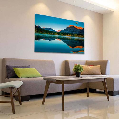 Cuadro Decorativo Canvas Paisaje del Monte Kidd en Canadá de 120 X 80 cm.
