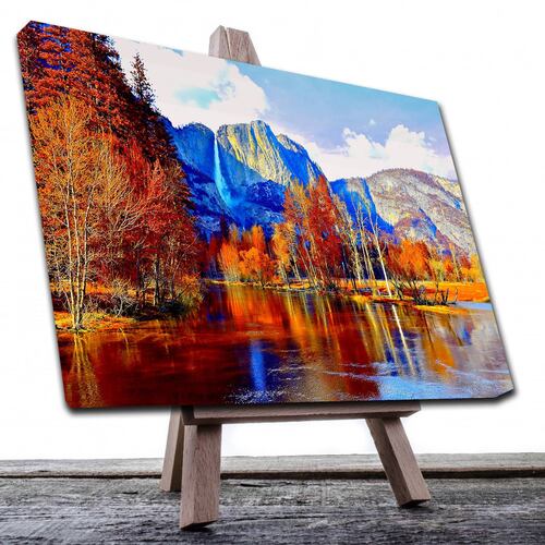 Cuadro Decorativo Canvas Paisaje del parque Nacional Yosemite en California de 60 x 40 cm