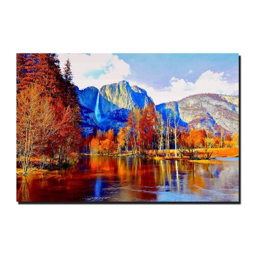 Cuadro Decorativo Canvas Paisaje del parque Nacional Yosemite en California de 60 x 40 cm